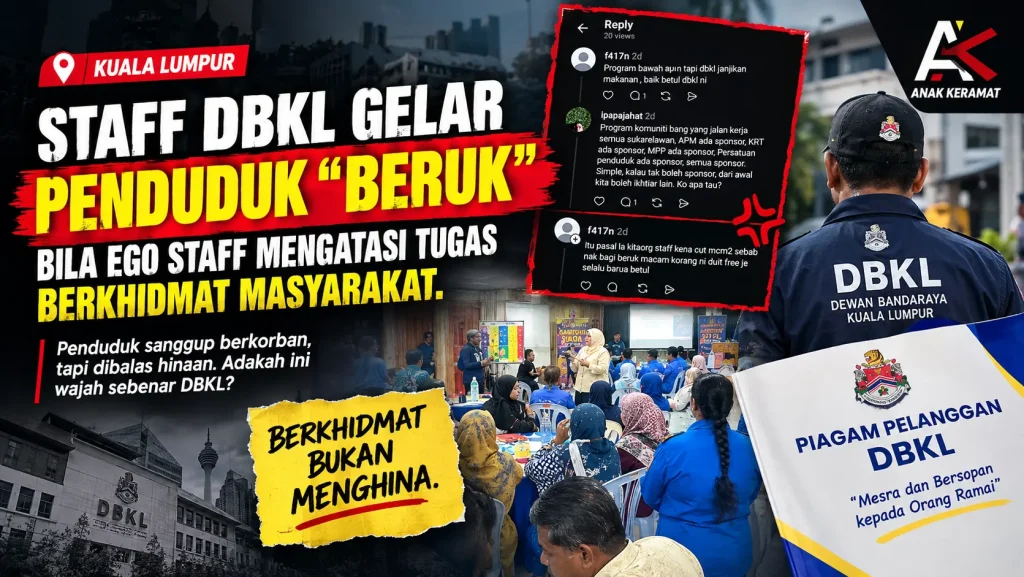 Staff DBKL Gelar Penduduk “Beruk” Bila Ego Staff Mengatasi Tugas Berkhidmat Masyarakat - anak keramat